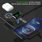 Transparent Quick Portable 15Watt Wireless Charger For Phone Smart Watch Earphone